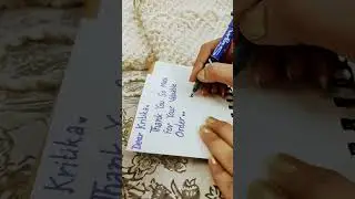 thank you card note for small business #viral #viralvideo #viralshorts #handwritten  #shortvideo