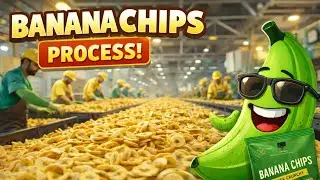 Banana Chips Mega Factory: Processing Millions of Bananas with Modern Technology