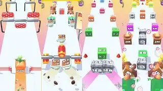Jelly Run 2048 ULTIMATE Gameplay | 4 Shape Play Showdown! | 256k To 64B Race Part-23