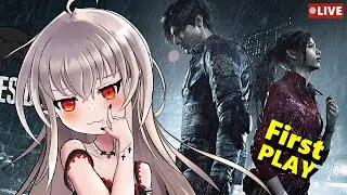 Mr X is Just Way Too Scary ;.; | Resident Evil 2 | First Play | VTuber