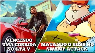 Vencendo uma corrida no GTA V e matando o boss no Swamp Attack! (FELIZ FEVEREIRO E VAMO QUE VAMO! 🙏)