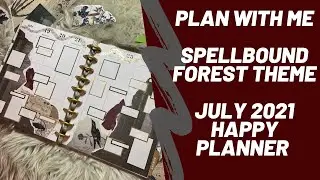 Plan With Me Memory Keeper Spellbound Forest Theme! | July 2021 | Organized Flamingos