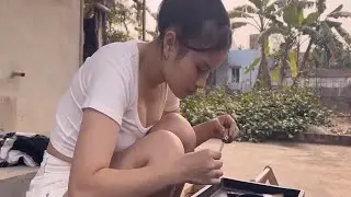 Amazing! Talented Girl Fixes an Electric Water Boiler with a Broken Copper Wire