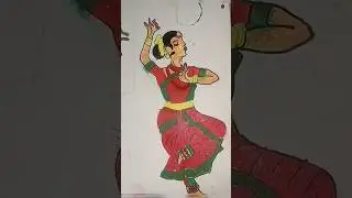 classical dancing girl drawing ❤️❤️