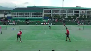 ’16 国民体育大会関東ブロック大会 ソフトテニス競技 成年男子 第4対戦 3-1