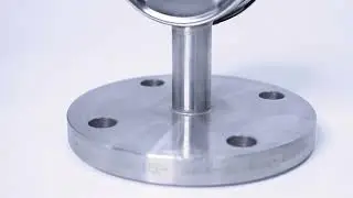 PT124Y-624 Flange Diaphragm Sanitary Pressure Gauge