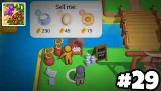 Sell Your Products To The Merchants In Town || Farm Land - Farming Life Game || EP-29🍅🥚🌽🔥