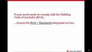 SAI Global Building Code of Australia (BCA) + Referenced Standards