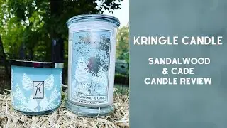 KRINGLE CANDLE Sandalwood & Cade Candle Review