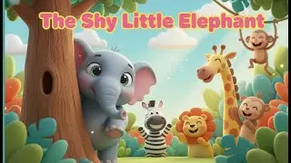 The Shy Little Elephant | A Heartwarming Moral Rhyme for Kids |nursery rhymes for toddlers