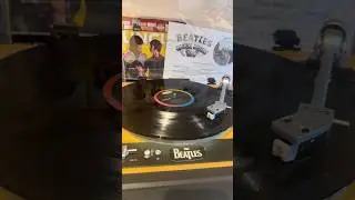 Penny lane by the Beatles on record player #shorts #music #vinyl #thebeatles #record #recordplayer