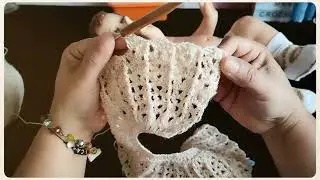 Ropón para Niño Dios tejido a crochet 