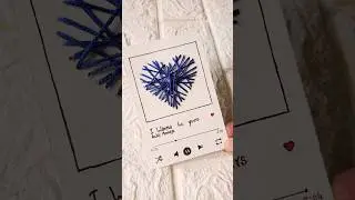 Cute thread card idea 😍😍 #shorts #giftideas