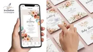 Invitation Card Designer Maker (Birthday, Wedding, Eid, Party)