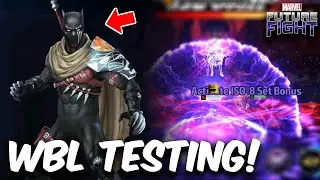 BLACK PANTHER Latest Uniform World Boss Legend (lev70) Test | marvel Future Fight #mffhindiindia