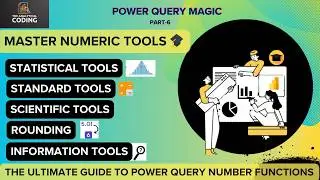 Number transformation tools in power query| Round up and down| Standard | @TheAnalyticalCoding