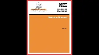 CASE 850D 855D CRAWLER DOZER LAODER FACTORY WORKSHOP SERVICE REPAIR MANUAL