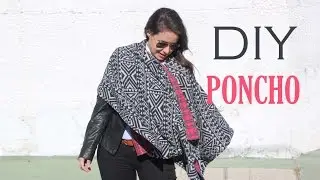 DIY Poncho Reversible