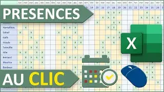 Liste des présences au clic sur une date