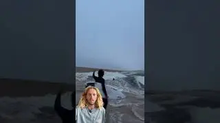 Surfers VS Flash Flood! #surf #rapidwaves