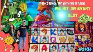 WE HIT ON EVERY SLOT WE ALL PLAYED, #triplefortunedragonrising , #lionlink,#firelion, #fypシ゚