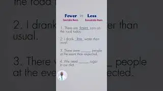Fewer vs. Less | Most Learners Get This Wrong!