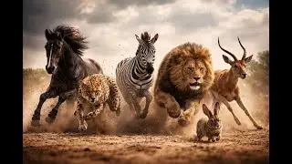 ⚡Top 10 Fastest Land Animals⚡