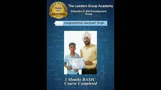 *THE LEADERS GROUP ACADEMY* #skillindia #digitallearning #careergrowth #learncomputer#shorts