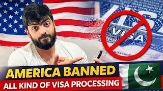 USA🇺🇸 Stops All Visa Process for Pakistan 🇵🇰 and 74 other Countries #trending #visa #news  #america