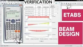 CSI ETABS - 15b Beam Analysis & Design verification