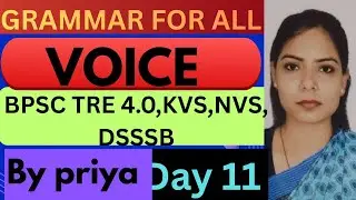 Voice का Day 4 🔥 | Active–Passive से Direct–Indirect तक | Live Grammar Class for All Exams