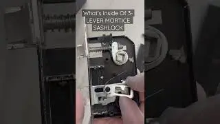 What&rsquo;s inside Of 3-LEVER MORTICE KEY LOCK 🔒#short #youtubeshorts #lock #wood #diy #ytshort #holes
