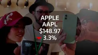 Wall Street falls on Apple ruling, inflation