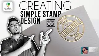 Stamp Designing How To Create a Stamp in Corel Draw| Type Round Text in Corel Draw Tutorial in Hindi
