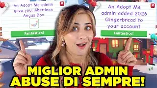 il MIGLIOR ADMIN ABUSE di SEMPRE con PET e GINGERBREADS in REGALO da Adopt Me su Roblox 🎁