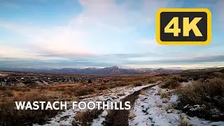 Sunset Walk in the Wasatch Mountain Foothills | 4K POV