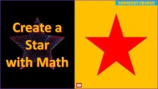 How to create a star shape with math