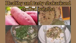 मकइ  के आटे में शकरकंद  को भरें और  शानदार stuffed paratha  बनाएं//#healthybreakefast #subscribe 