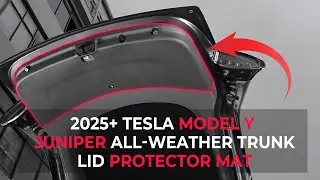 2025+ Tesla Model Y Juniper All Weather Trunk Lid Protector Mat