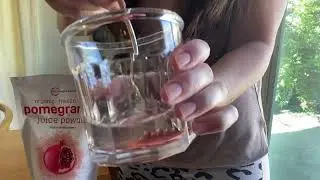 Organic Pomegranate Juice Powder, 1 Pound Freeze DRied AMAZON REVIEW