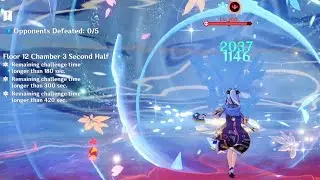 Rifthounds in 12-3? Not a big issue (2.3 Spiral Abyss, Floor 12)