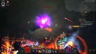 Diablo III S27 Wizard, Auto Meteor with Sanctified Missile + Shocking Aspect, Echoing 126