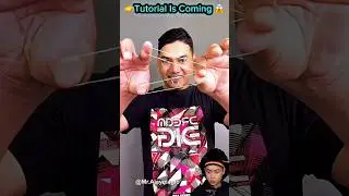 Ring Passing through two rubber bands , easy magic tutorial , rubber band tricks #magic #shorts