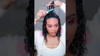No part wash & go #shorts #curls #curlyhair #hairhacks