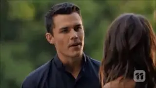 Paige and Jack near kiss and break up scene ep 7394