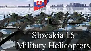 Number of military helicopters by country.
