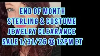 End of Month Jewelry Clearance Sale