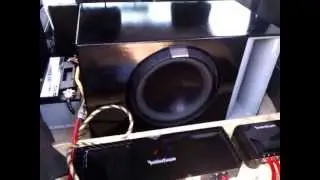 Car Audio Rockford Fosgate T2500.1bdCP + T2D415 + RFC10HB