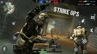 FPS Strike Ops Modern Arena Office Building Strike OPS Gameplay Part 1 Android, iOS Game@BOTSKGames