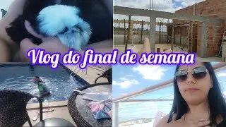 LILO machucou MANU na piscina ATUALIZAÇÃO da OBRA